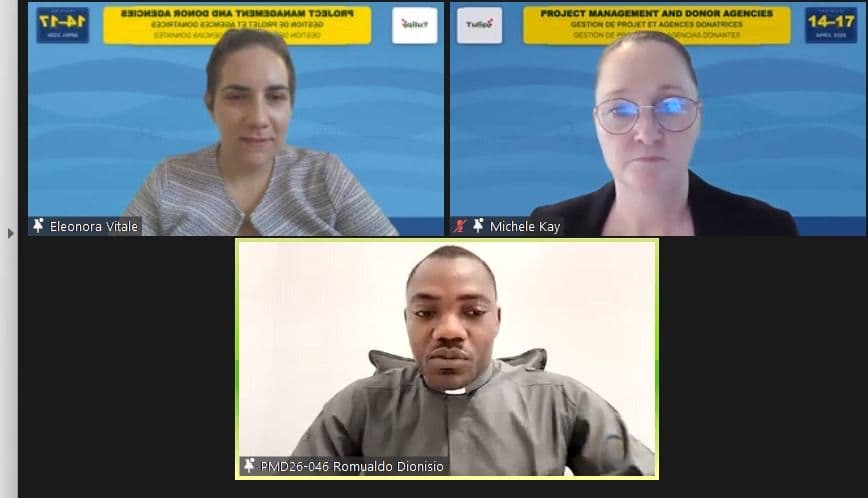 Andrea Curreri presenting Output 2