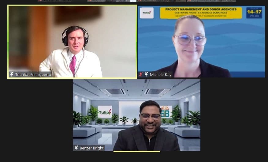 Tebaldo Vinciguerra delivering his session